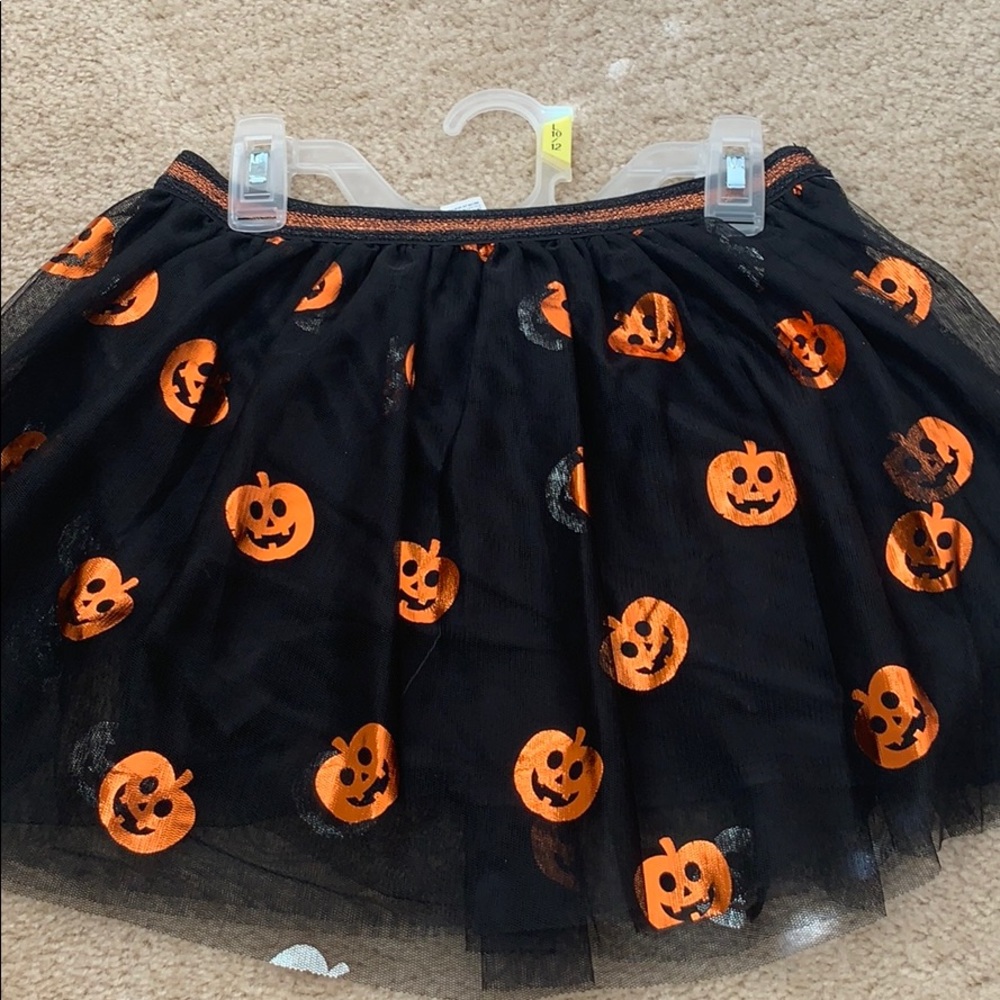Halloween Pumpkin Skirt KIDS L 10/12